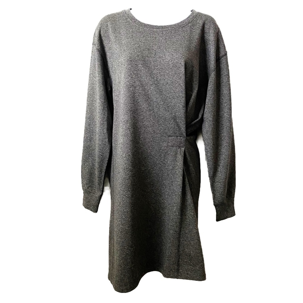 Cabi Style 3650 Put On Knit Long Sleeve Sheath Dress with Side Cinch Detail